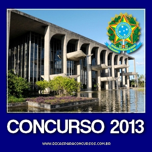 Concurso do Ministério da Justiça 2013